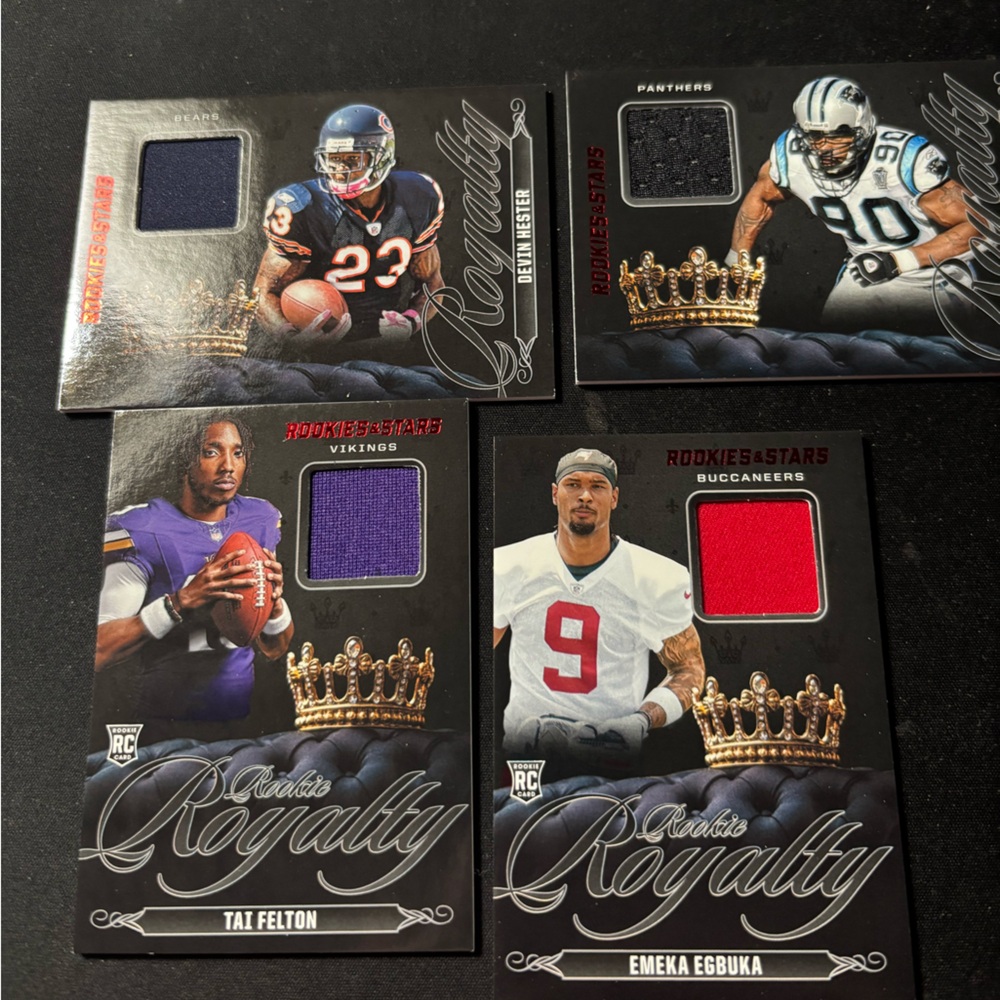 2025 Panini Rookies and Stars NFL patch lot